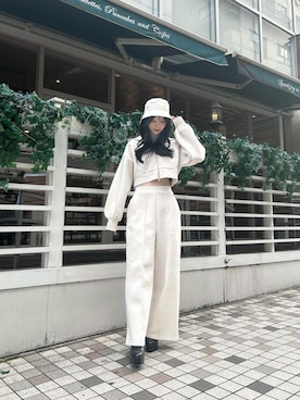 奈緒さん（レディース・162cm）の冬コーディネート