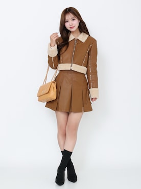 奈緒さん(レディース・162cm)の冬コーディネート