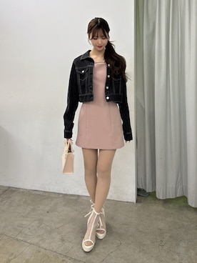 「EATME（イートミー）のアイテム」を使った、奈緒さん（レディース・162cm）の春コーディネート