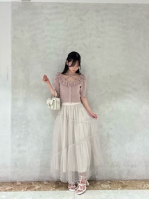 EAT ME ラッフルアンサンブル ニット トップス ラッフルニットTOP｜イートミー（EATME）アウトレット公式通販