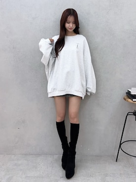 奈緒さん（レディース・162cm）の冬コーディネート