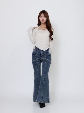 奈緒さん(レディース・162cm)の秋コーディネート
