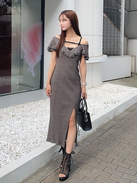 奈緒さん（レディース・162cm）の夏コーディネート