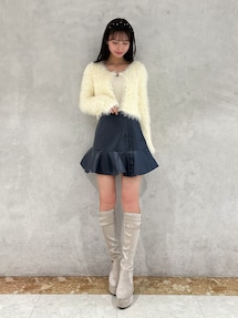 EATME レイヤードリブTOP ラベンダー イートミー EATME レイヤードリブTOP （ラベンダー