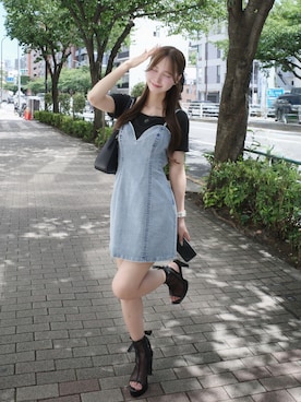 奈緒さん（レディース・162cm）の夏コーディネート