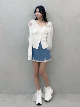 奈緒さん（レディース・162cm）の冬コーディネート