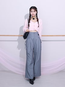 EATME フレアワイドパンツ リボンタックワイドパンツ｜イートミー（EATME）アウトレット