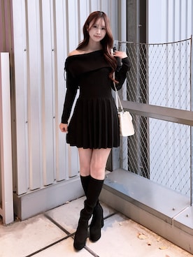 奈緒さん（レディース・162cm）の冬コーディネート