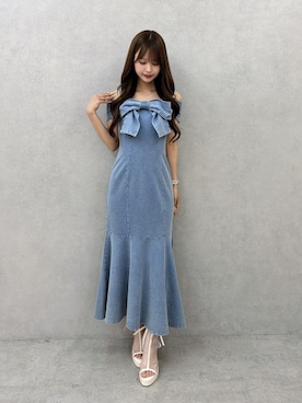 「EATME（イートミー）のアイテム」を使った、奈緒さん（レディース・162cm）の春コーディネート