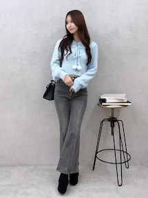 シャツカラーアンサンブルニットTOP｜イートミー（EATME）公式通販