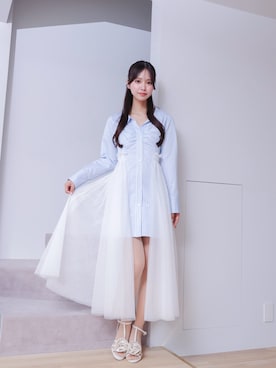 奈緒さん(レディース・162cm)の冬コーディネート