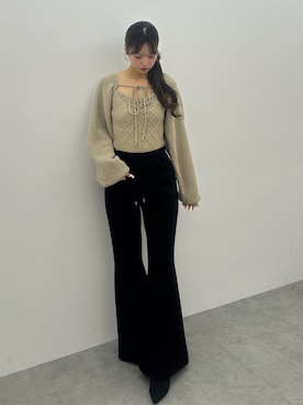 奈緒さん（レディース・162cm）の冬コーディネート