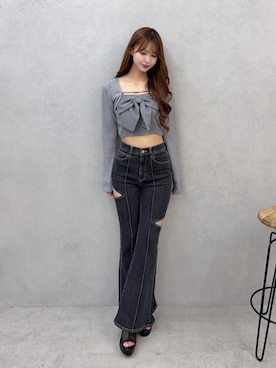 「アンサンブル」｜奈緒さん（レディース・162cm）の春コーディネート