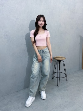 奈緒さん（レディース・162cm）の夏コーディネート