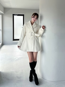 「アイテム（ブーツ）」を使った、奈緒さん（レディース・162cm）の夏コーディネート