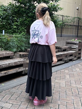 「jouetie（ジュエティ）のアイテム（スニーカー）」を使った、yuukaさん（レディース・154cm）の夏コーディネート