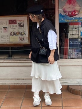 「Java（ジャバ）のアイテム」を使った、yuukaさん（レディース・154cm）の夏コーディネート