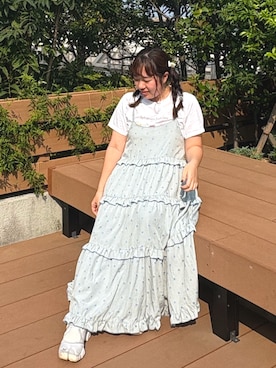 「アイテム（ワンピース）」を使った、yuukaさん（レディース・154cm）の秋コーディネート