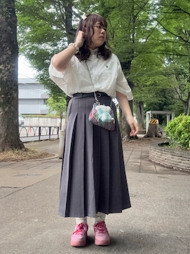 「アイテム（ブレスレット）」を使った、yuukaさん（レディース・154cm）の夏コーディネート