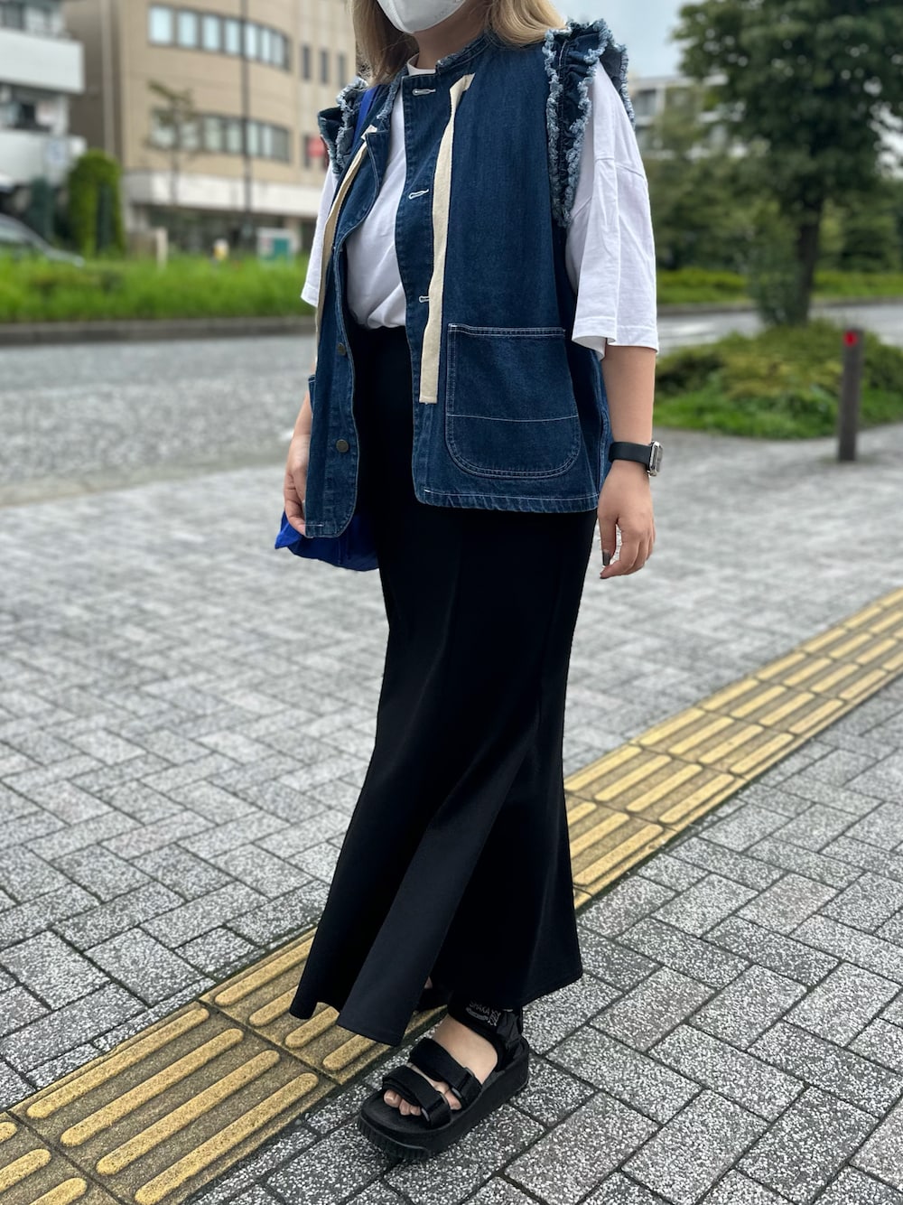 フリークスストア デニムベスト FREAK'S STORE/ペインターベスト