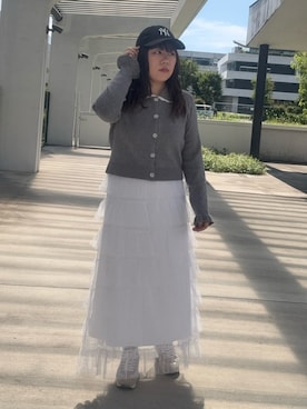 「RAGEBLUE（レイジブルー）のアイテム」を使った、yuukaさん（レディース・154cm）の秋コーディネート