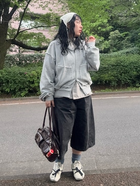 「Elanque（エランク）のアイテム」を使った、yuukaさん（レディース・154cm）の夏コーディネート