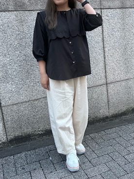 「Java（ジャバ）のアイテム」を使った、yuukaさん（レディース・154cm）の夏コーディネート