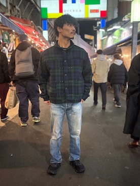 「On（オン）のアイテム」を使った、スバルさん（メンズ・165cm）の冬コーディネート