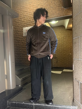 「On（オン）のアイテム」を使った、スバルさん（メンズ・165cm）の冬コーディネート