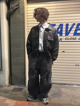 「BEAVER（ビーバー）のアイテム」を使った、スバルさん（メンズ・165cm）の冬コーディネート