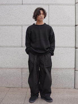 「アイテム（サンダル）」を使った、スバルさん（メンズ・165cm）の秋コーディネート