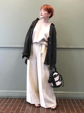 「アイテム（ハンドバッグ）」を使った、tomoさん（レディース・151cm・40代）の春コーディネート