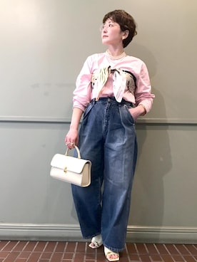 「アイテム（サンダル）」を使った、tomoさん（レディース・151cm・40代）の春コーディネート