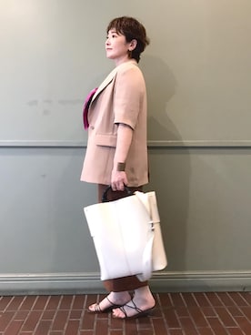 「アイテム（その他アウター）」を使った、tomoさん（レディース・151cm・40代）の夏コーディネート