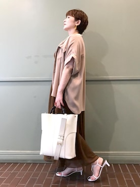 「アイテム（ワンピース/ドレス）」を使った、tomoさん（レディース・151cm・40代）の夏コーディネート