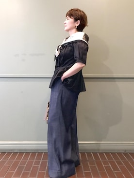 「旅行コーデ」｜tomoさん（レディース・151cm・40代）の夏コーディネート