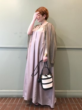 「アイテム（ワンピース/ドレス）」を使った、tomoさん（レディース・151cm・40代）の夏コーディネート