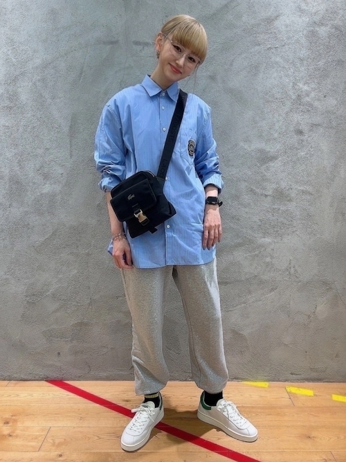 美品 ラコステ ポプリンストレッチ性シャツ ホワイト サイズ36*ED16 ラコステ LACOSTE ストレッチポプリンシャツ （ホワイト