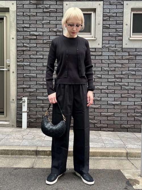 ラコステ LACOSTE CROCO CREW ボックスショルダーバッグ
