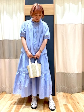 「高身長女子コーデ」｜桜子さん（レディース・164cm・20代）の春コーディネート