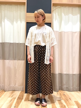 桜子さん(レディース・164cm)の夏コーディネート