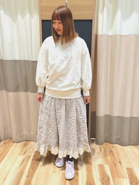 「高身長女子コーデ」｜桜子さん（レディース・164cm・20代）の冬コーディネート