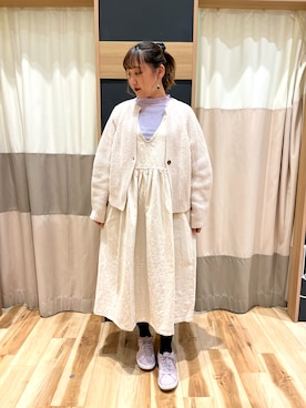 「高身長女子コーデ」｜桜子さん（レディース・164cm・20代）の冬コーディネート
