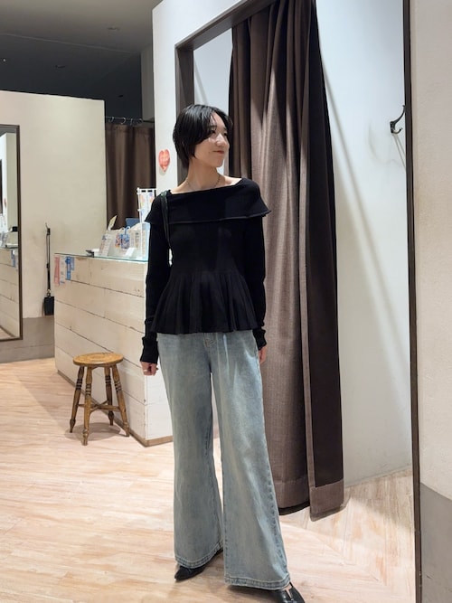 3サイズ展開】ストレートルーズデニム（デニムパンツ
