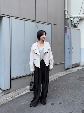 tasaka yunaさん（レディース・161cm）の冬コーディネート