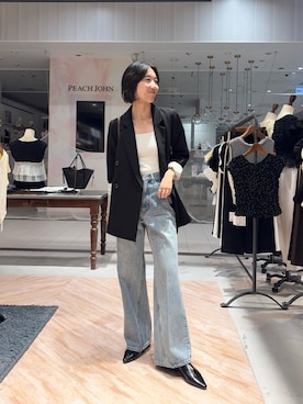 「CAPRICIEUX LE'MAGE（カプリシューレマージュ）のアイテム（テーラードジャケット）」を使った、tasaka yunaさん（レディース・161cm）の秋コーディネート