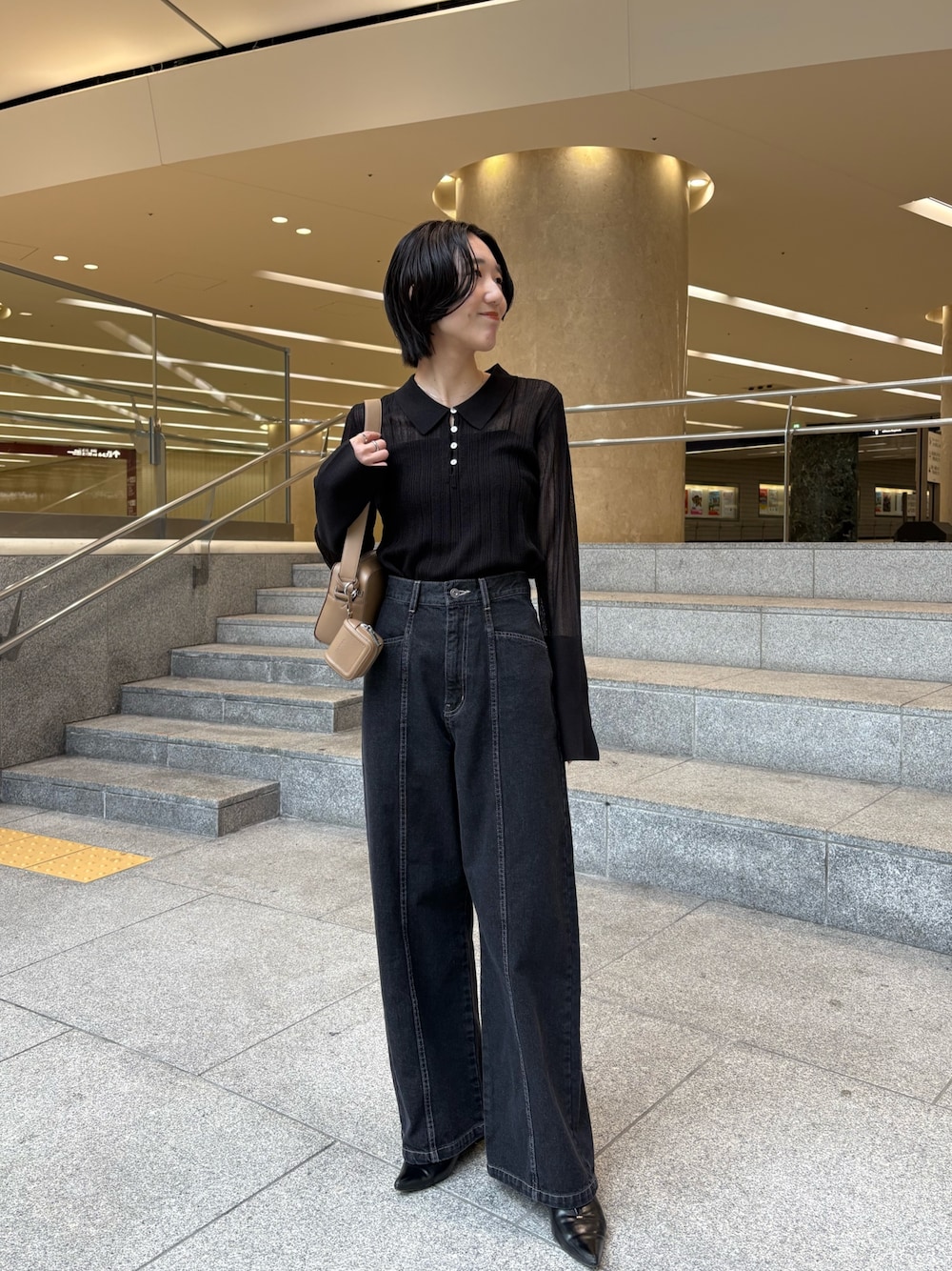 CAPRICIEUX LE'MAGE｜センター切替デニム | Rakuten Fashion