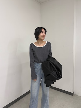 tasaka yunaさん（レディース・161cm）の冬コーディネート