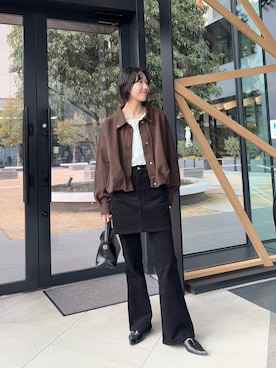 tasaka yunaさん（レディース・161cm）の冬コーディネート