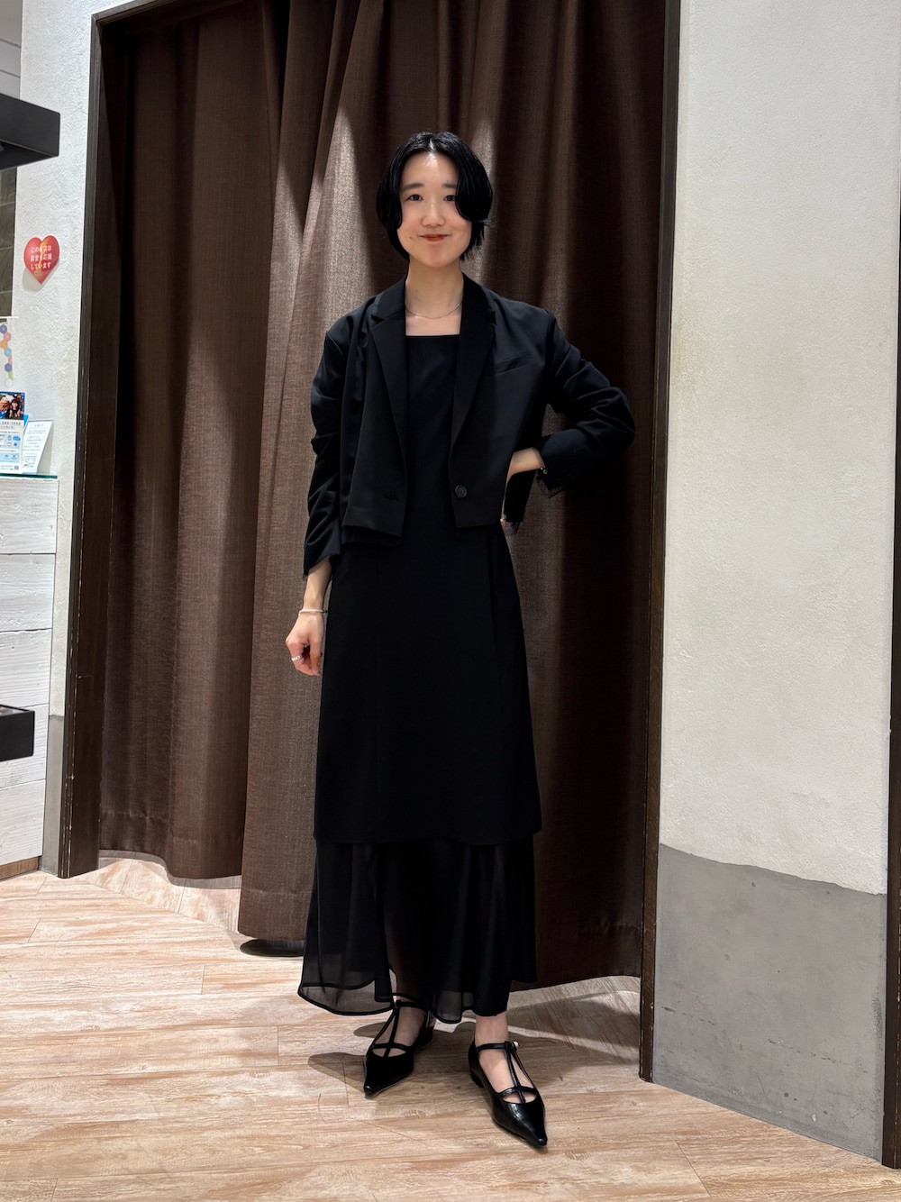 CAPRICIEUX LE'MAGEのアイテムを使った「オケージョンワンピース